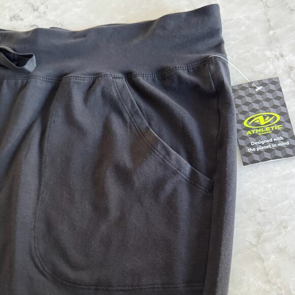 Athletic Works Women's Plus Core Knit Capri NWT XXXL 22 Black Soot - Picture 4 of 12